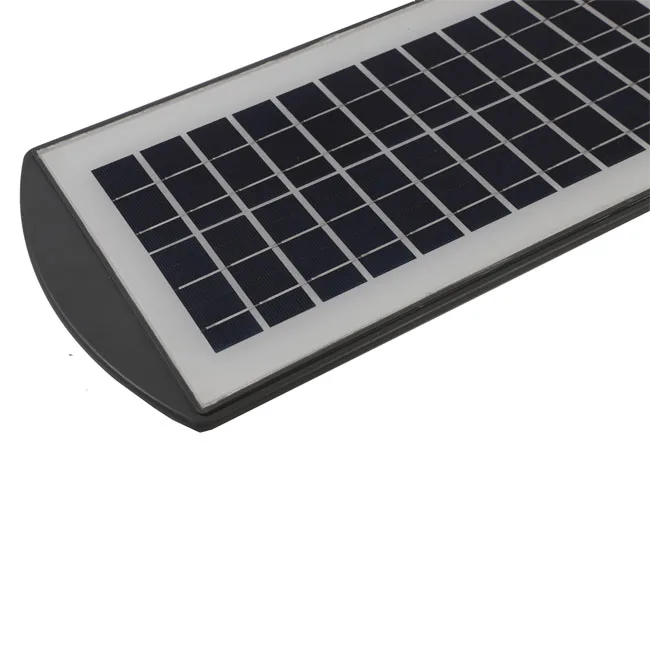 Energy saving all in one solar security light motion sensor outdoor led lamp with super pole