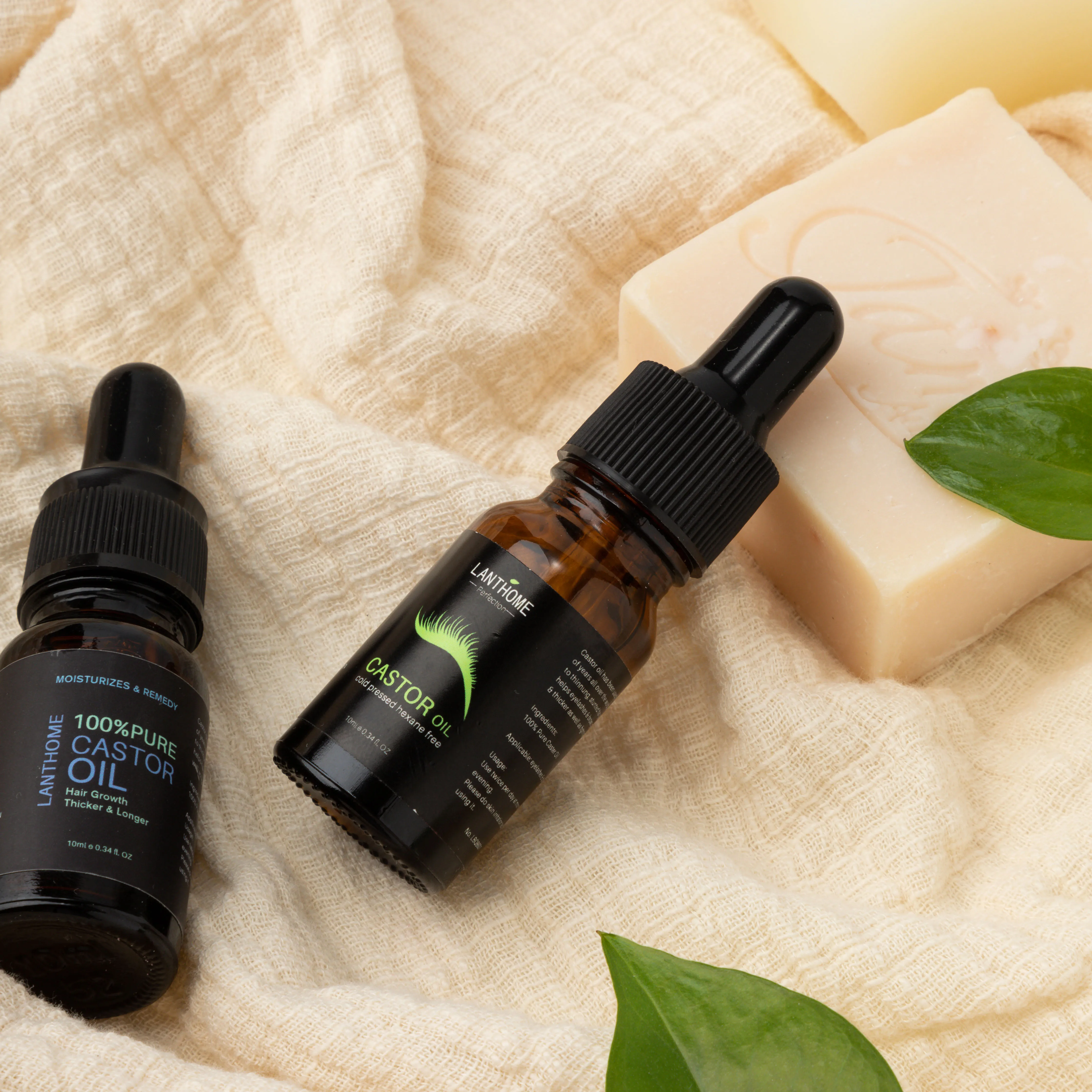 10ml Castor Oil Growth Serum for Eyelash Growth Lifting Eyelashes Thick Eyebrow Growth Enhancer