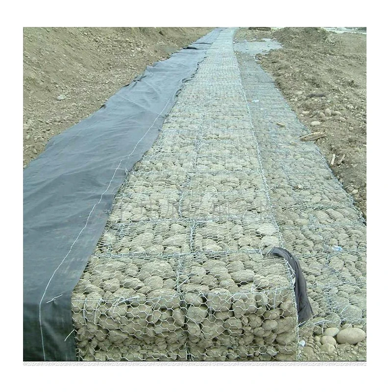 Top Quality Heavy Galvanized Gabion Basket Gabion Box Hexagonal Iron Wire Mesh Woven Gabion Net
