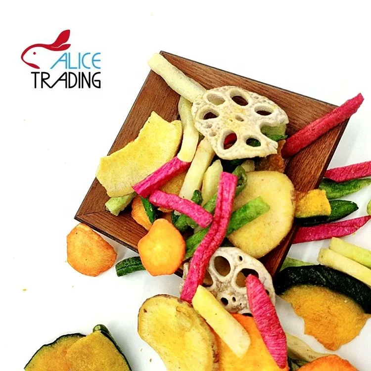 High Quality Dried Healthy Fruit Snack VF Mixed Vegetable Crispy Chips
