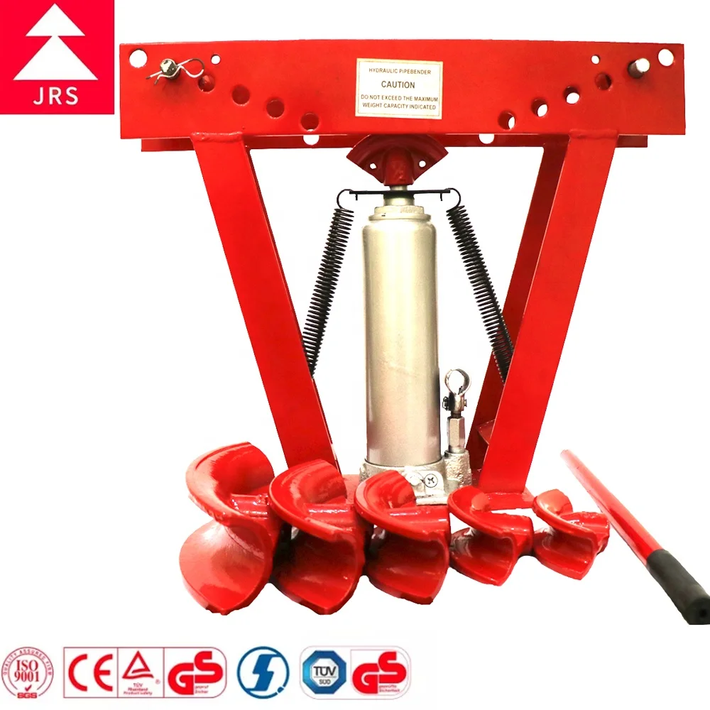 2022 China Manufacturer Wholesale CE Certification 45 Steel 12T Manual Hydraulic Pipe Bender Hand Tool Square Tube Bending Set