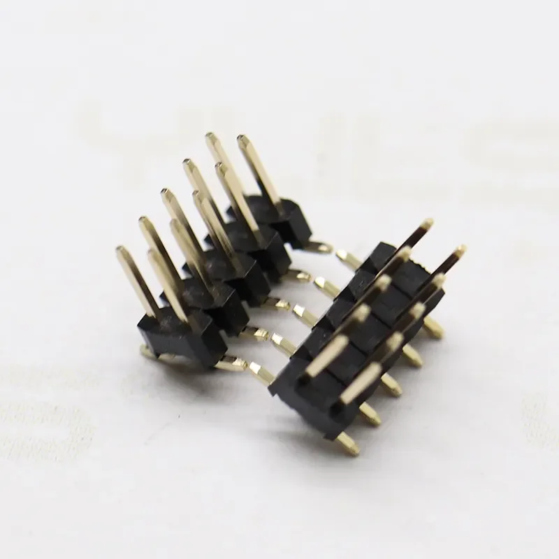 Custom pitch 2.0mm height 1.0mm 1.5mm 2.0mm positions 2-40pin PIN Header dual row  SMT with locating post Connector for PCB