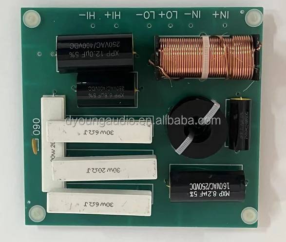 12 inch 2 way woofer and HF driver 600w crossover network