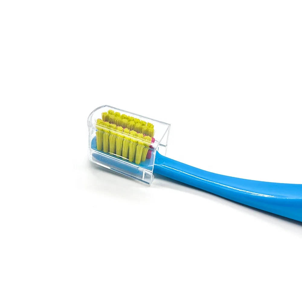 Customized Logo Oral Hygiene Care Orthodontic Tooth Brushes V-shaped Soft Bristles Dental Ortho Toothbrush for Braces