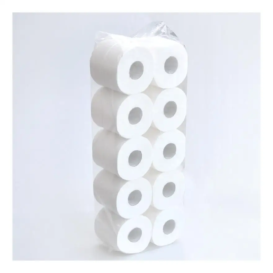 
White Toilet Paper Bulk Toilet Paper Roll Tissue Roll Pack Of 10 4Ply Towels Tissue Daily Cleaning Towel Thick 
