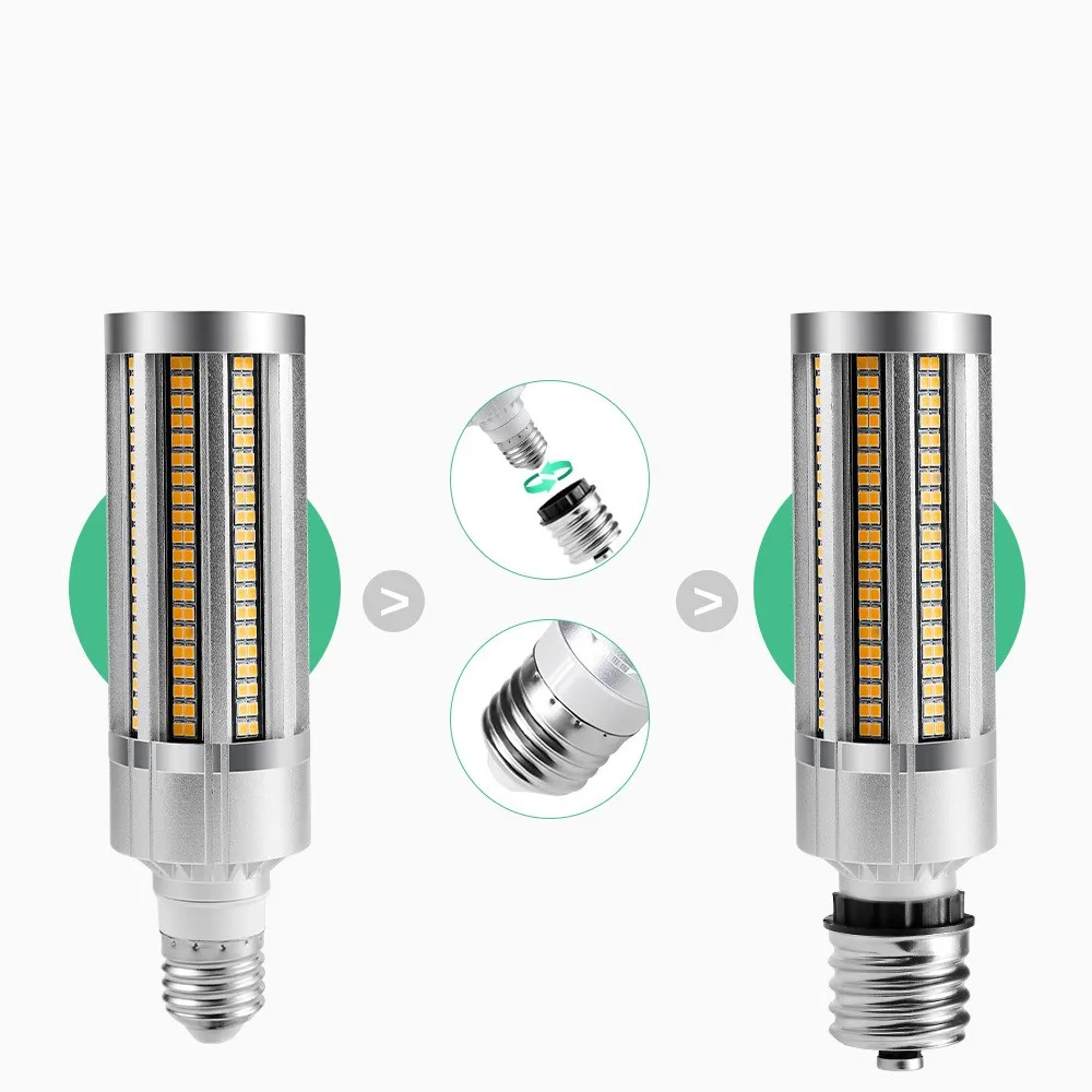 LED High Power All Metal Corn Light 120W Aluminum Energy Saving Bulb For Warehouse Workshop Garage Basement Lobby Living Room
