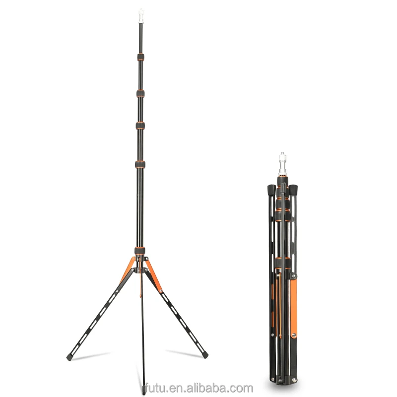 2.2M Professional Photography Light Stand Tripod Aluminum Alloy Tripod Stand With 1/4 Screw For Ring Light And Camera Tripod