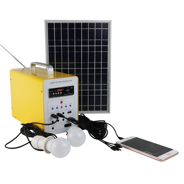 Solar lighting solar power system  with radio/MP3 12v solar panel power system home
