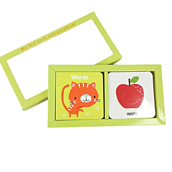 Book Publishing Printing Services Puzzle Books Children with Soft Dust Cover Custom Hardcover Book Printing