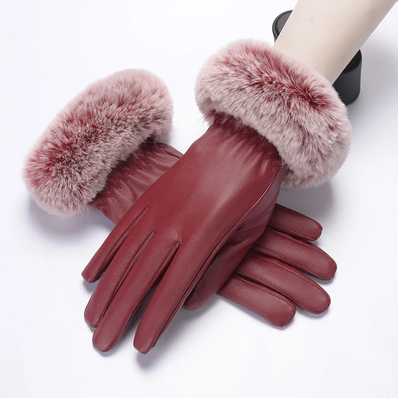
Factory customized winter design logo gloves bicycle touch screen gloves 