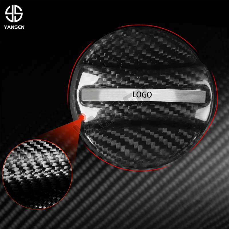 Dry Carbon Fiber Fuel Oil Tank Cap Cover Sticker For BMW E46 E60 E70 E90 F10 F11 F20 F30 E39 E92 E91 G20 G30 F31 F25 X3 X5 X1