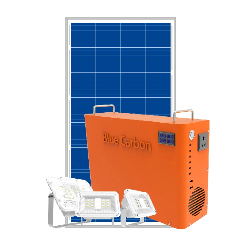 Blue Carbon High Quality  Energy Solar Off Grid All In One Solar Energy System 3Kw Lifepo4 Battery Solar Full System Complete