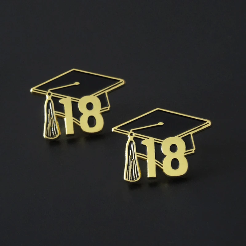 Custom Making University School Uniform Hat Souvenir Lapel Pins school metal badges with your logo graduation badges