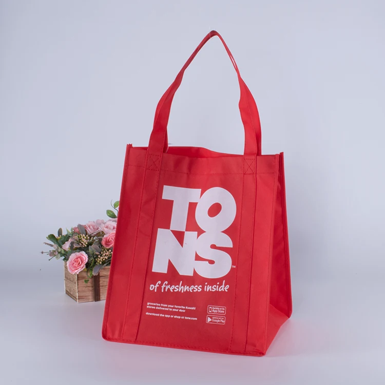 Большая многоразовая сумка для покупок на заказ, Экологически чистая рекламная Нетканая Сумка-тоут для продуктов с логотипом