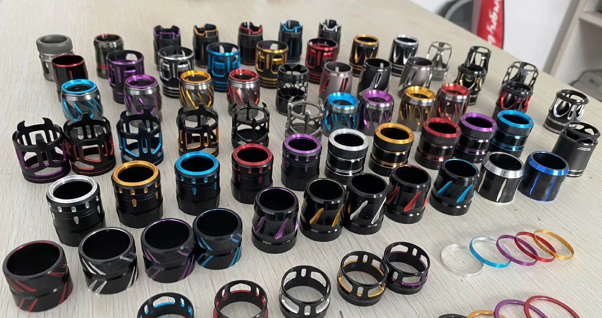 Fishing Rod Accessories Anodized Aluminum Winding Checks