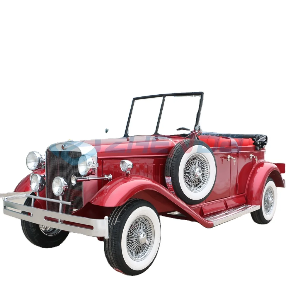 Электрический винтажный автомобиль сертификат CE высокое качество экскурсионный специальный транспорт оптовая цена классические тележки