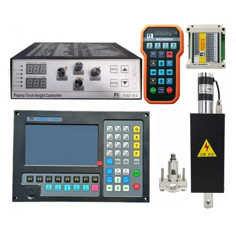 F2100B Plasma Controller+THC+lifter Kit F2100B+F1621+JYKB-100-DC24V-T3+F1510T For Plasma Cutting Machine Cutter