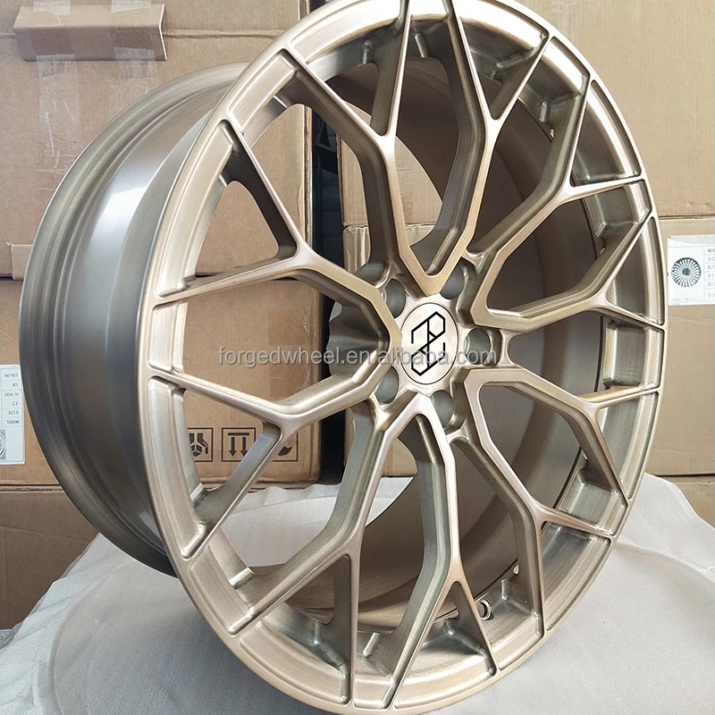 PENGZHEN brushed matte bronze car alloy wheels rims 5x112 18 19 20 inch for bmw 3 series 5 series 7 series