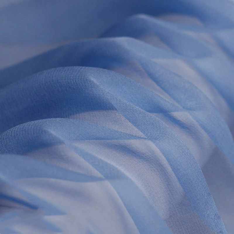 12Momme 114width Silk Georgette Plain Mulberry Silk Georgette  fabric For Pajamas And Summer Dress