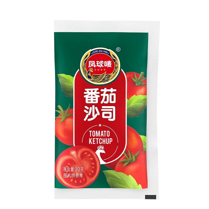 High Quality 30g sachet Tomato Ketchup wholesale in sachet bags