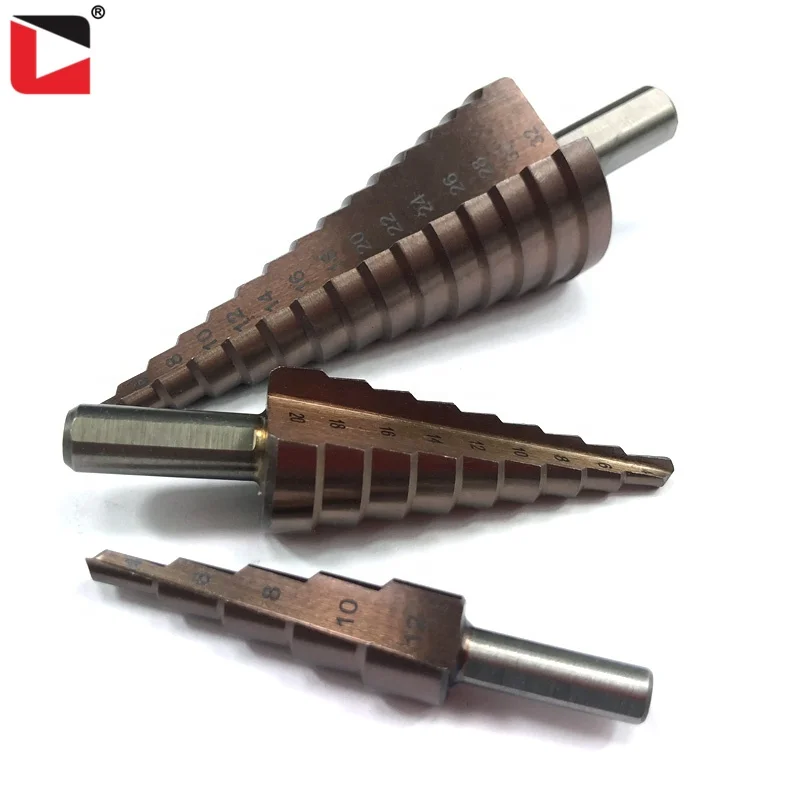 4-12/4-20/4-32mm Whole hss cobalt step drill for stainless steel