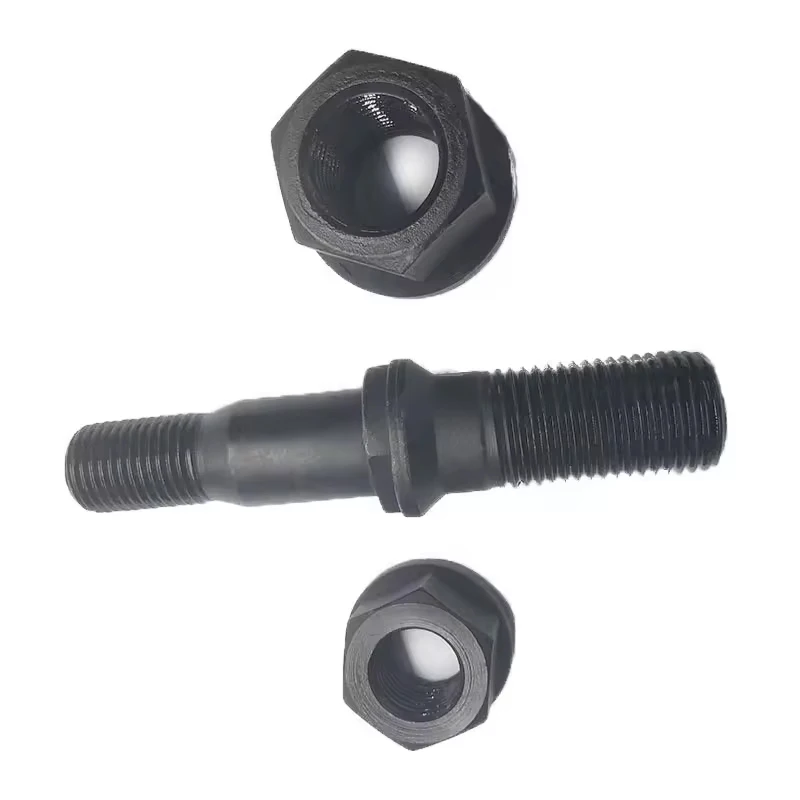Truck Wheel Bolt China Manufacturer Custom 15Mm Black Automotive Hex Bolts and Nuts Washer for