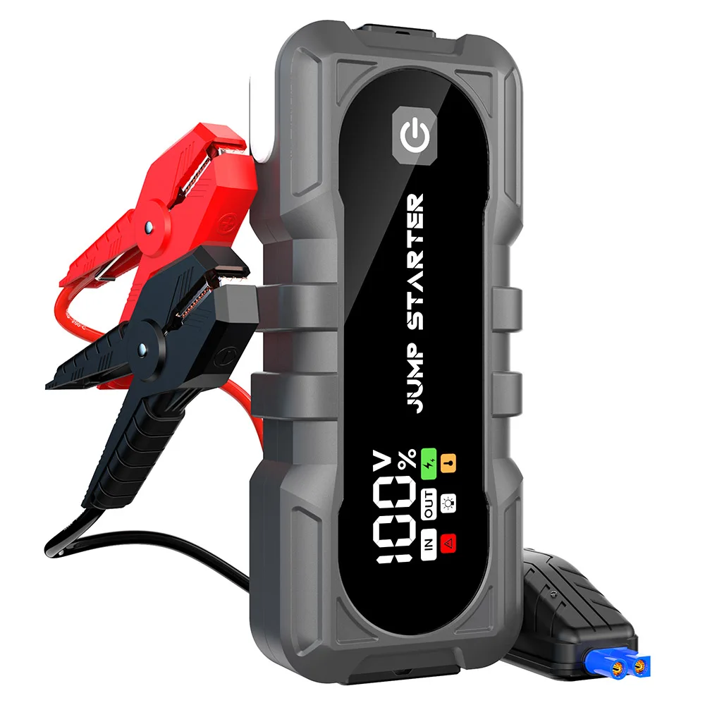Multifunction 12v Power Bank Vehicle Booster New Car Truck Lithium Ion Battery USB C Universal Jump Starter For Cars