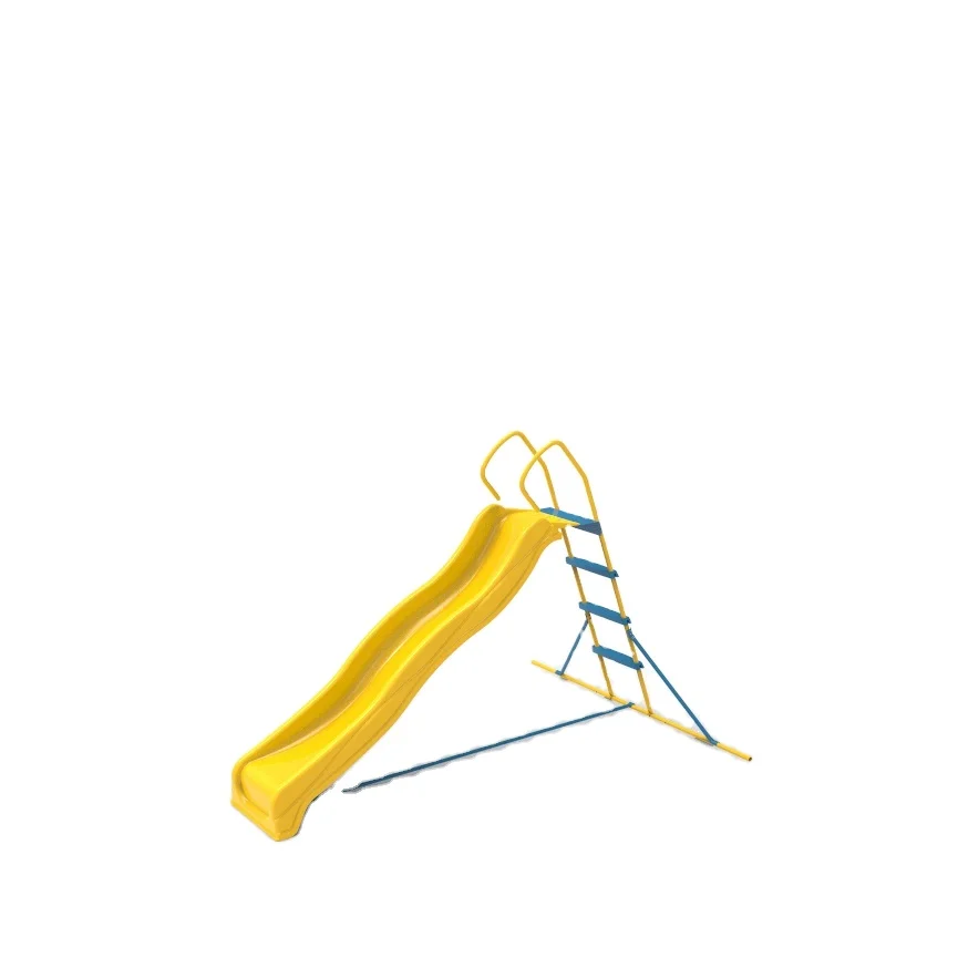 Outdoor children Playground Garden 2.2m Wavy kids slides