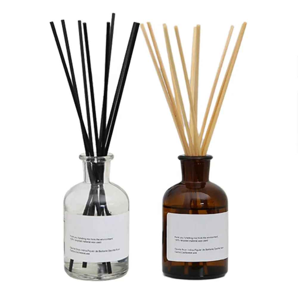 Essential Oil Reed Flameless Aromatherapy Diffusers Air Freshener Glass Bottles