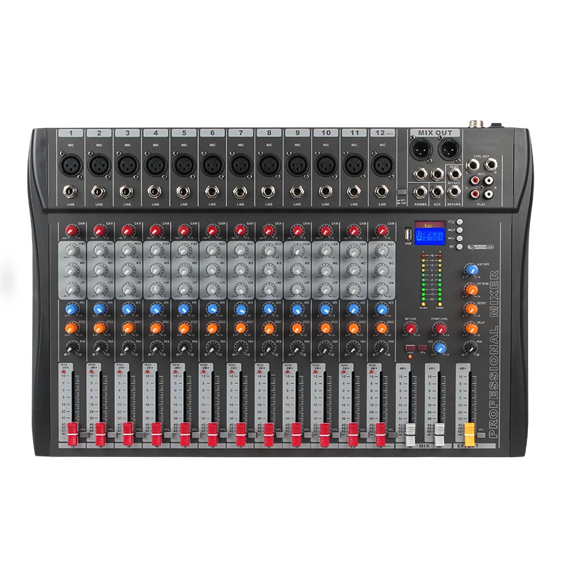 Модельный CT-12 оптом цифровой dj профессиональный микшер аудио Activ с функцией MP3 и USB