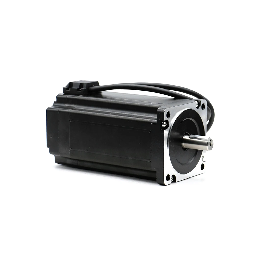 UR Best price  Nema34 Closed-Loop stepper dc Motor 6A 12N.m+2-Phase & HBS86H Hybrid Step-servo Driver For CNC machine