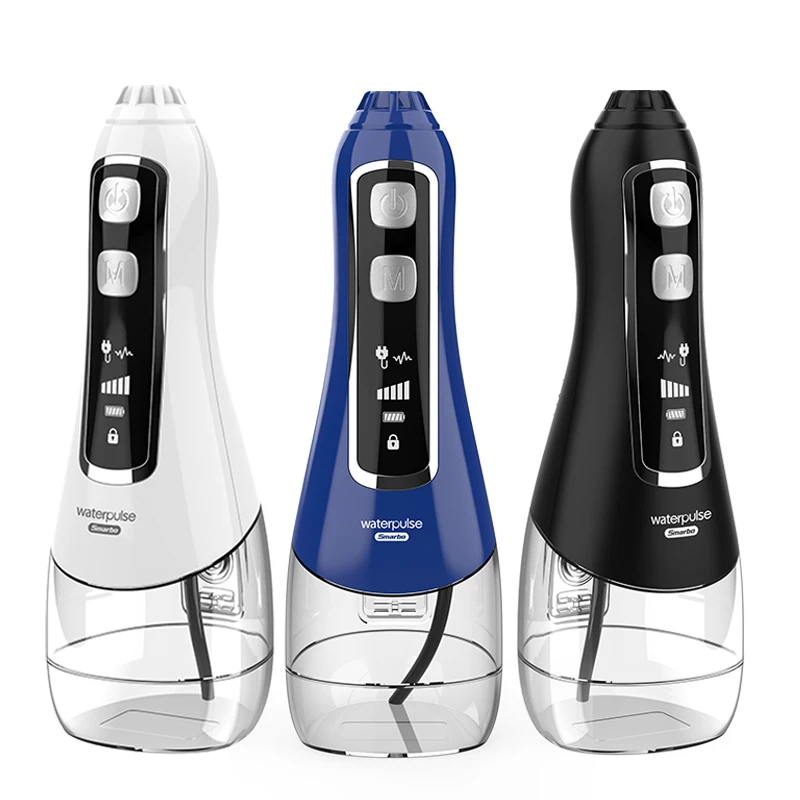 Waterpulse Беспроводная Pro V580 высокого давления воды 5 режимов 320ML Портативный Стоматологический Ирригатор для полости рта очиститель Водяной Флоссер зуба