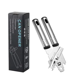 High Quality Stainless Steel Cans Opener Professional Ergonomic Side Cut Manual Can Opener