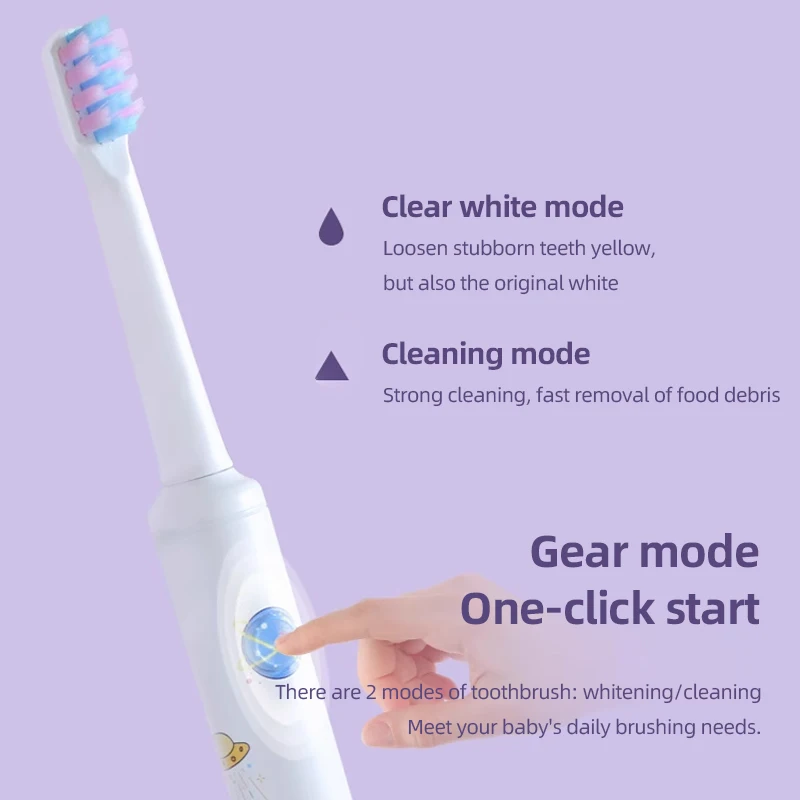 Electric toothbrush for kids sonic Electric Toothbrush Automatic Wireless Charging IPX8 Waterproof For Wholesale