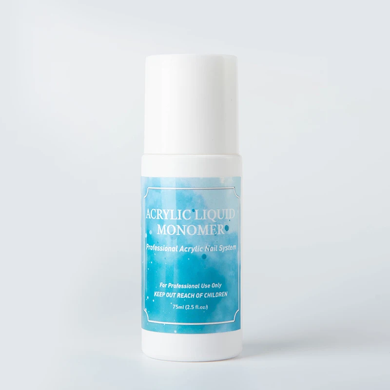 Custom Logo Private Label 75ml Monomer Acrylic Nail Liquid for Nails Acrylic Powder