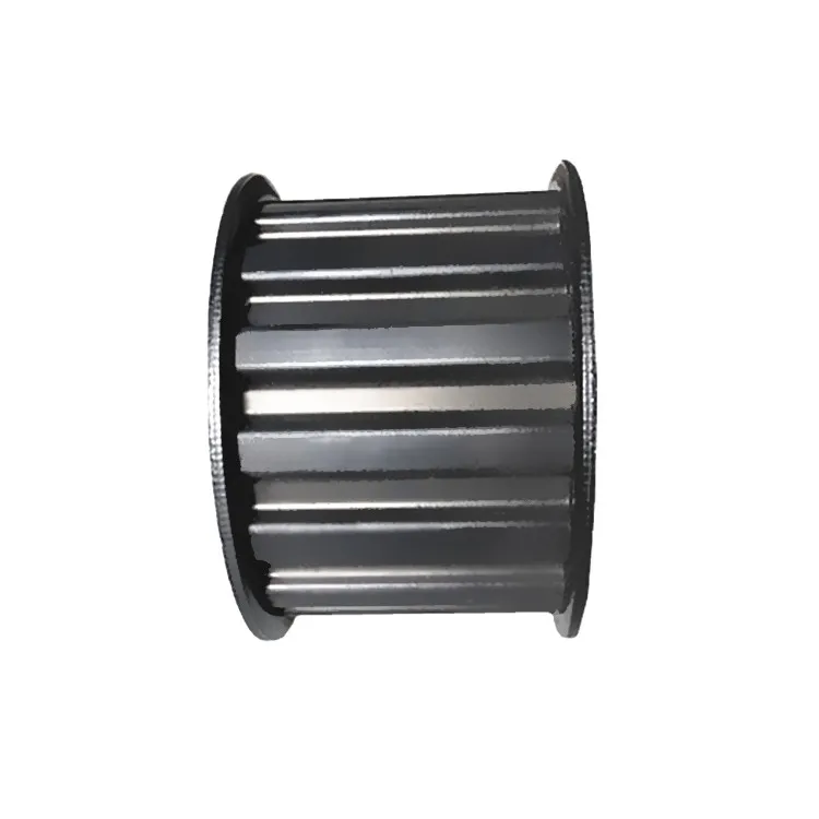 Powder Metallurgy Iron Alloy 15 Teeth Round Hole Timing Belt Pulley For Textile Manufacturing Machine