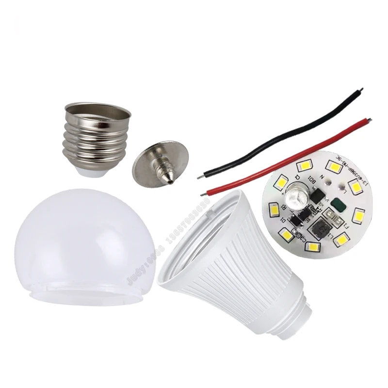 LED Light Source Board Unassembled bulb Skd Ckd 3W to 24W E27/B22 Dob A Led Bulb Parts Led Chip SMD2835 for light bulbs