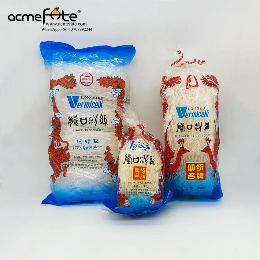 Private Pack Gluten-free Green Beans Vermicelli Hot Sale Mung Longkou Vermicelli
