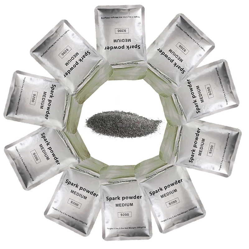 smokeless showven sparkular powder medium titanium powder 200g for fireworks cold spark machine ti powder