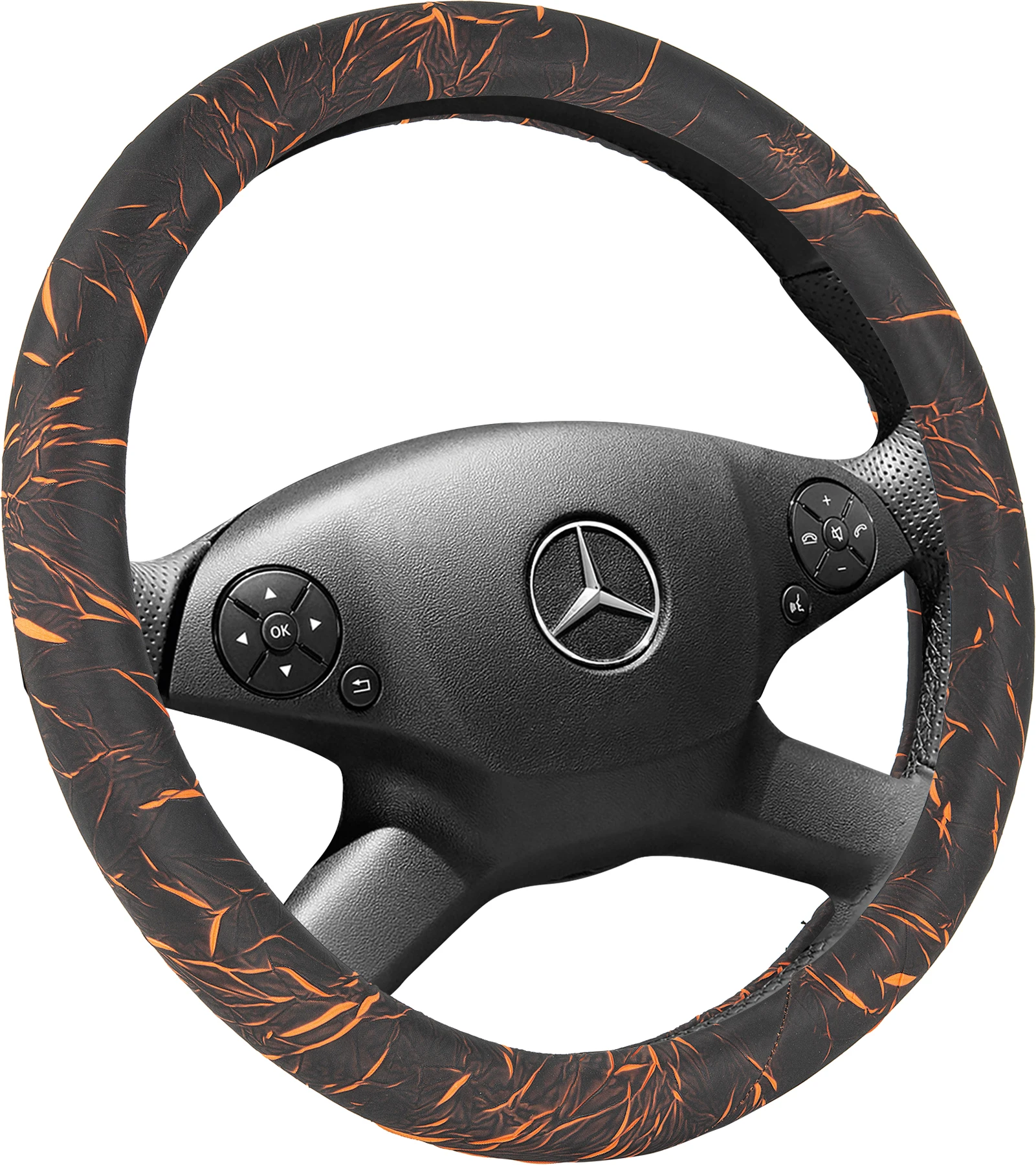 Wholesale Multicolor Non-Slip Sweat Absorbing Leather Four Seasons GM Super Touch Handle Car Steering Wheel Cover