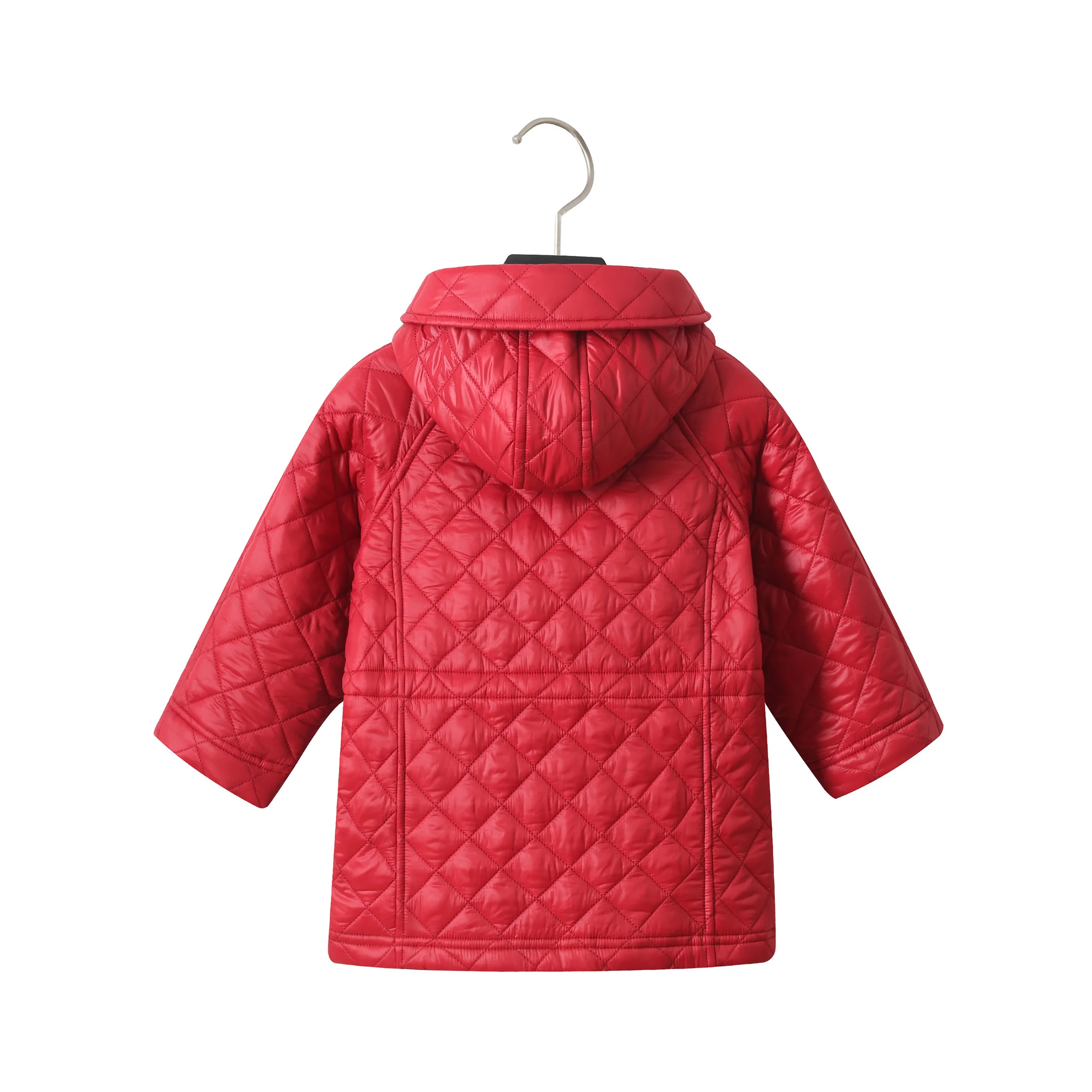 kids winter coat girls Fall and Winter Baby Girl Quilted Coat, Warm Solid Color Hooded Outerwear