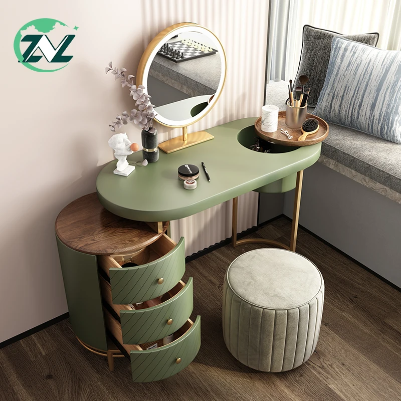  Makeup Dressing Table With Mirror Wooden Style Modern Furniture Bedroom Design Vanity