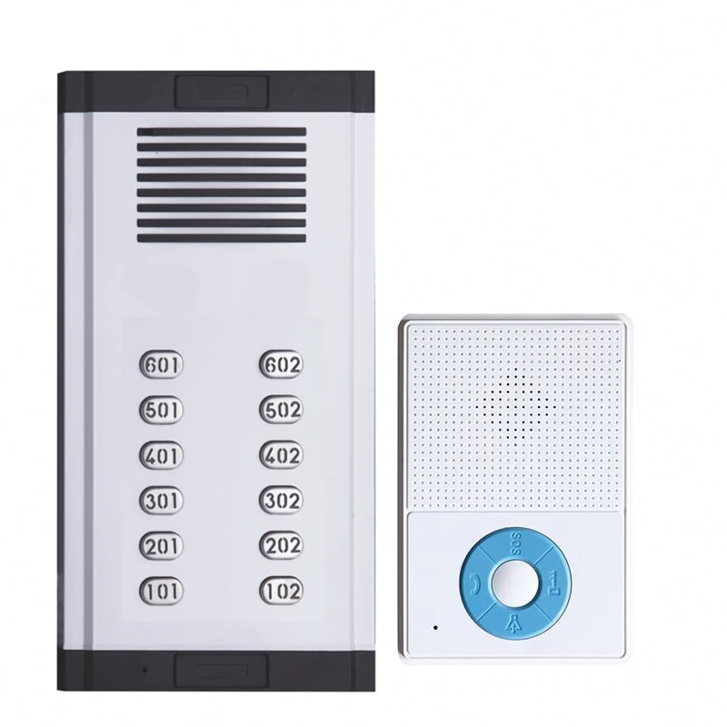 Aitdda Mult-Unit Apartment Ring Door Phone IP TCP Network Audio Building Intercom System Waterproof Access Control Doorbell