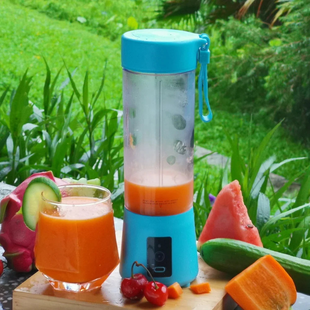 Stock up Smoothies Blender Personal Size Portable Travel Sports Bottle portable blender