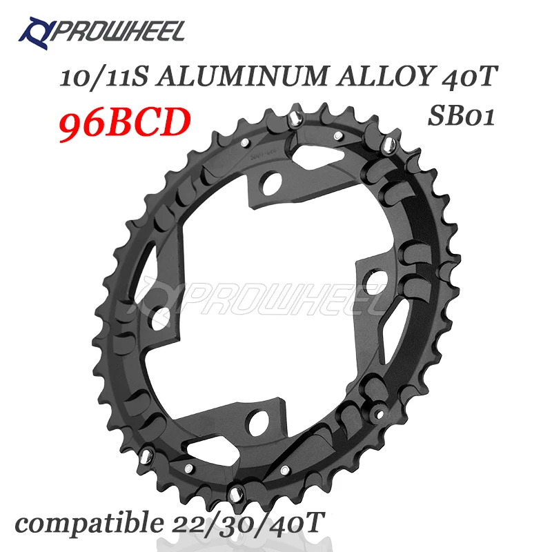 Зубчатая Звездочка PROWHEEL цепь для горного велосипеда 64/96/104BCD 22T 24T 30T 32T 40T