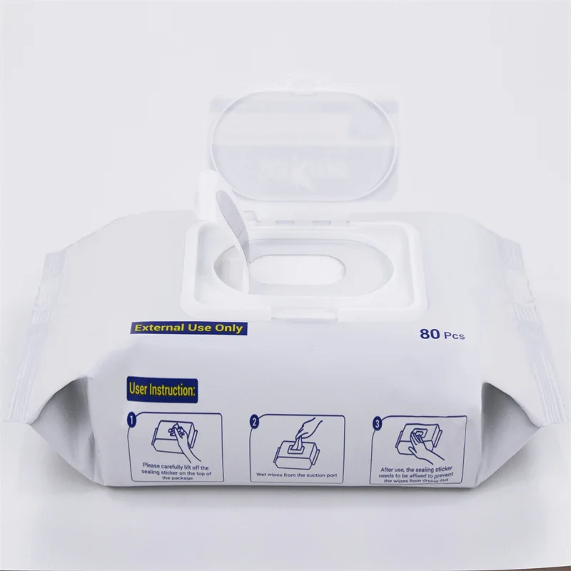 Oem odm non woven fabric disposal wet antiseptic wipe for wet wipes