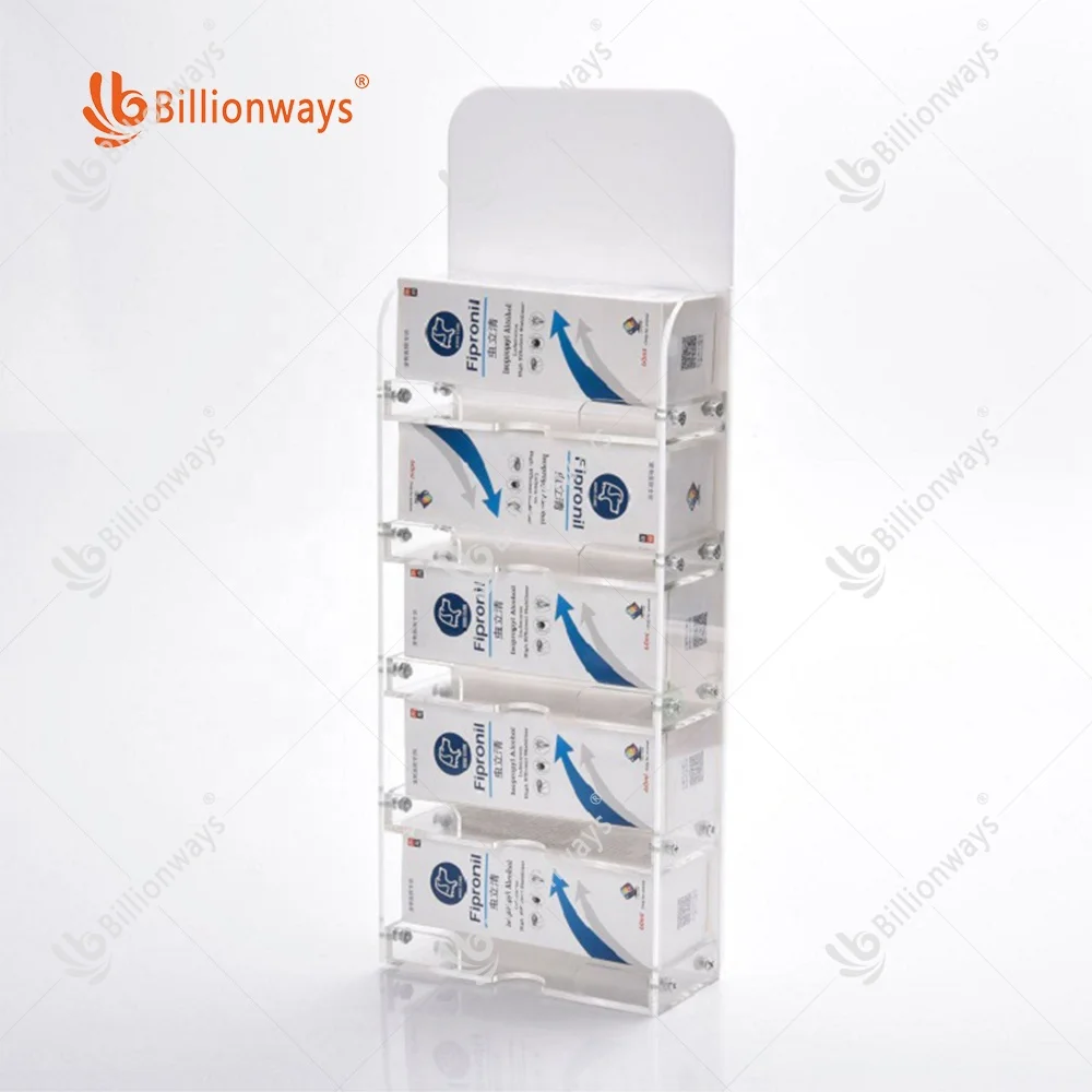 Customized PMMA Medicine Display Shelf plexiglass medicine display stand shelf acrylic counter-top display for medicine