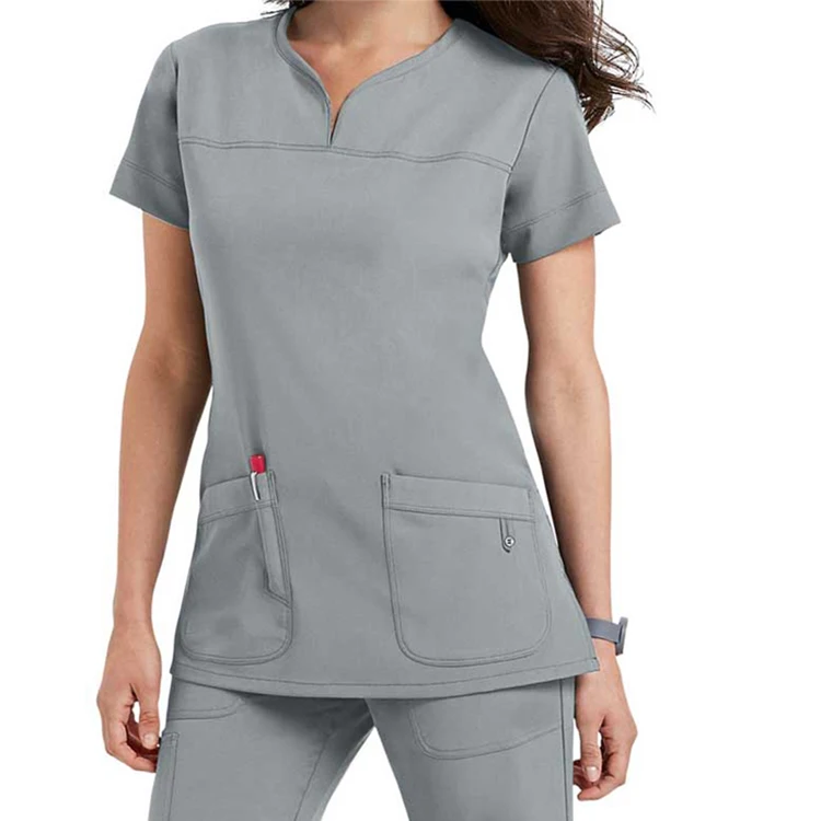 Hot Selling Hospital Uniforms For Woman And Male Doctor Scrubs Set Uniform Medical Scrub Navy Blue