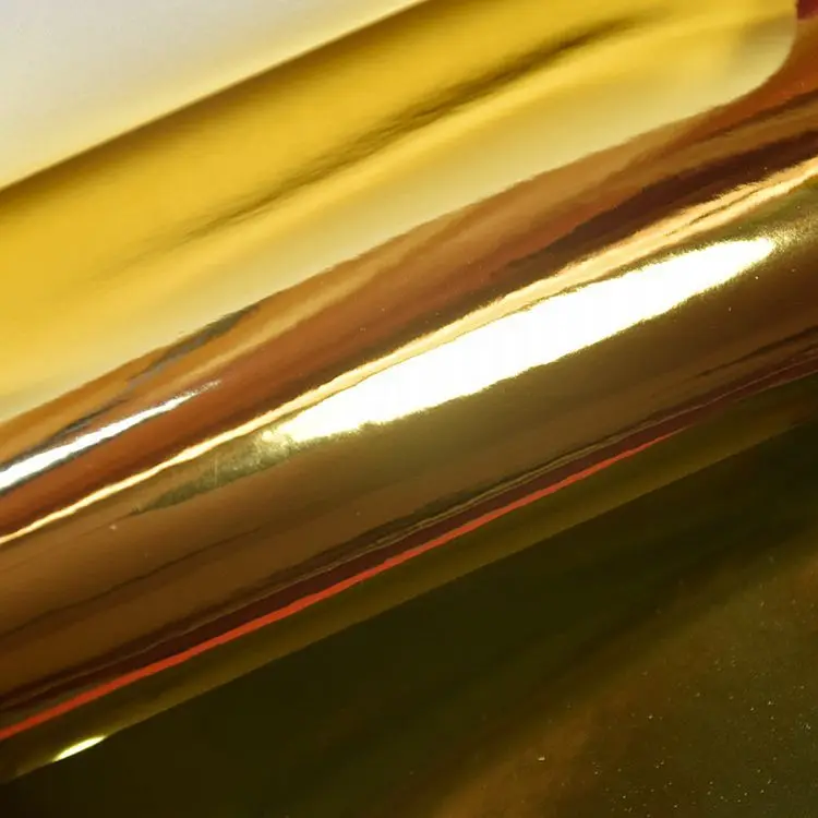 Iridescence Laser Metal Mirror Synthetic Faux Leather Holograpic Polyurethane Fabric for Costume