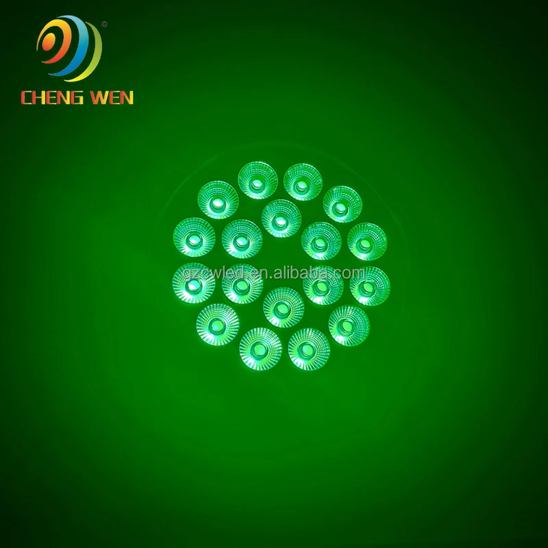 Best selling design light weight flat led par 18x10  par led 6in1 for light stage use dj club theater